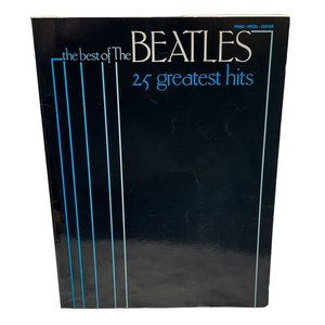 The Best Of The Beatles 25 Greatest Hits Songbook Sheet Music Piano Vocal Guitar